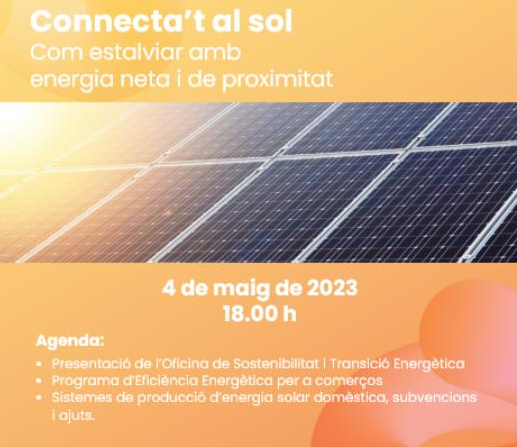 Imatge Sessió informativa. Connecta't al sol. Fes la teva energia, fem comunitat 