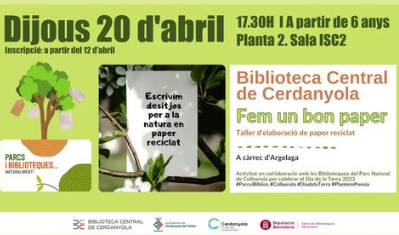 Imatge Taller Infantil: Fabricació de paper 