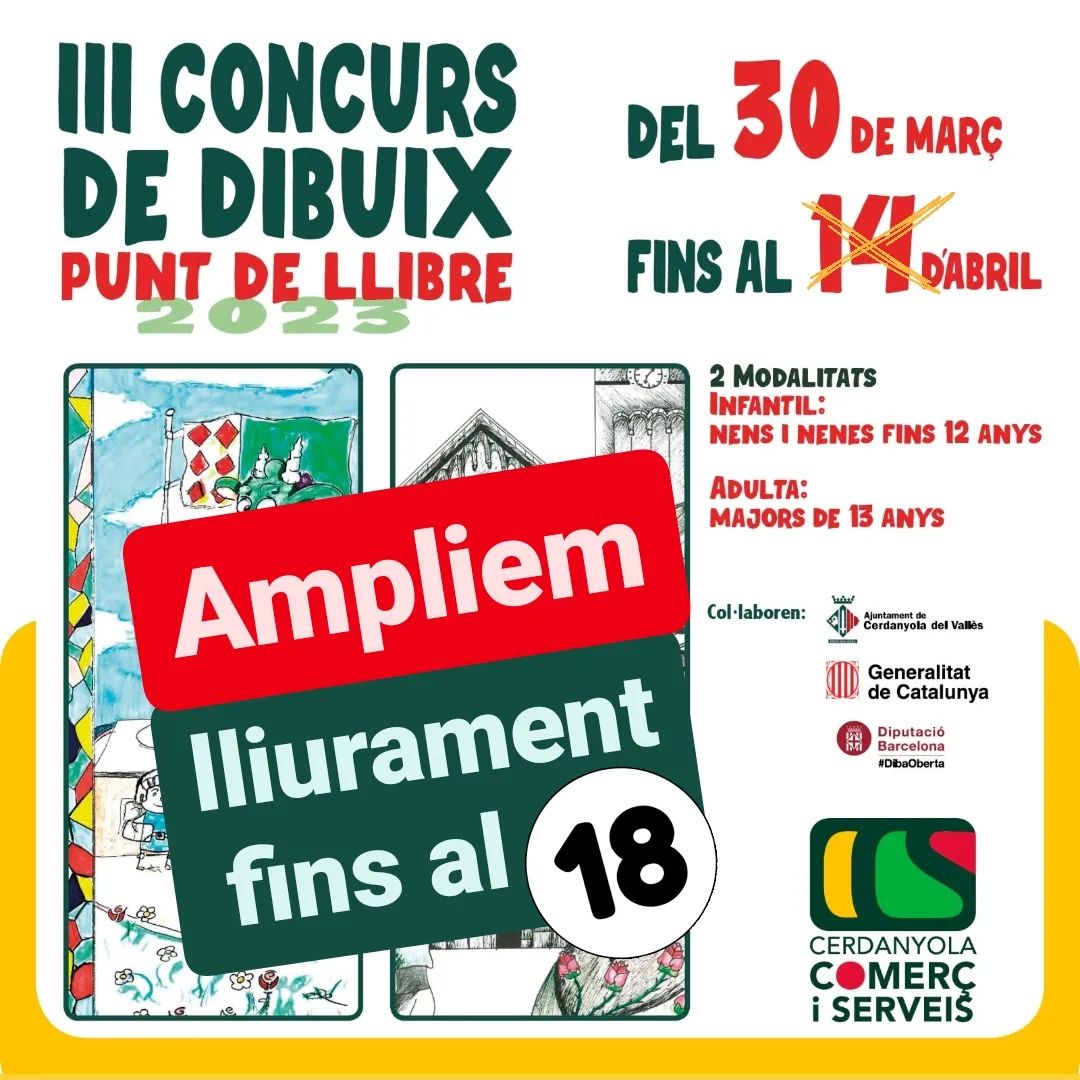 Imatge III Concurs de Dibuix de punt de llibre  