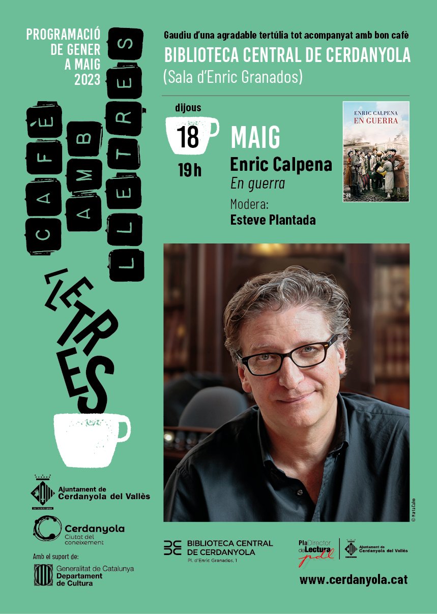 Imatge Cafè amb lletres - Enric Calpena