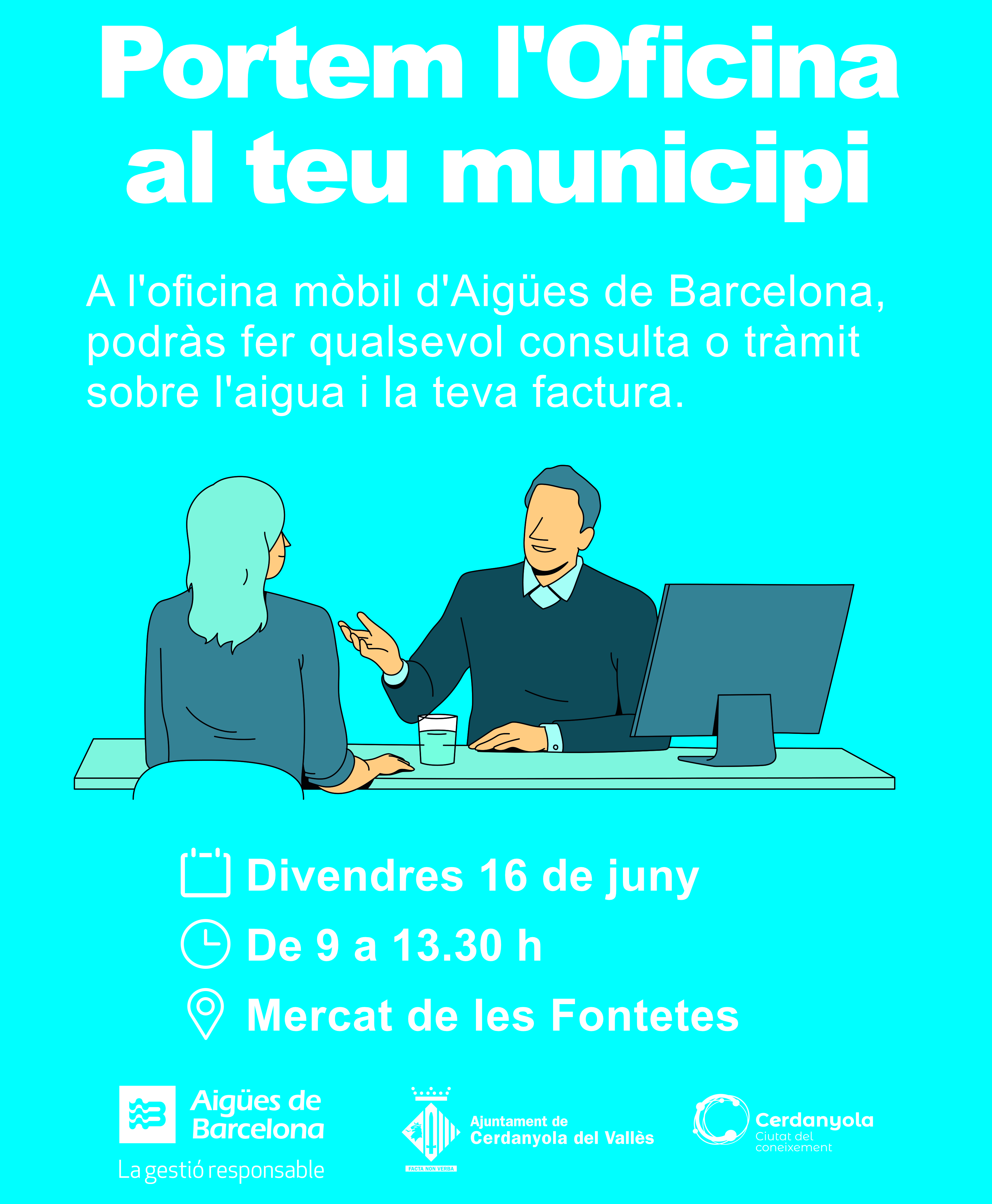 Imatge Oficina mòbil d'Aigües de Barcelona