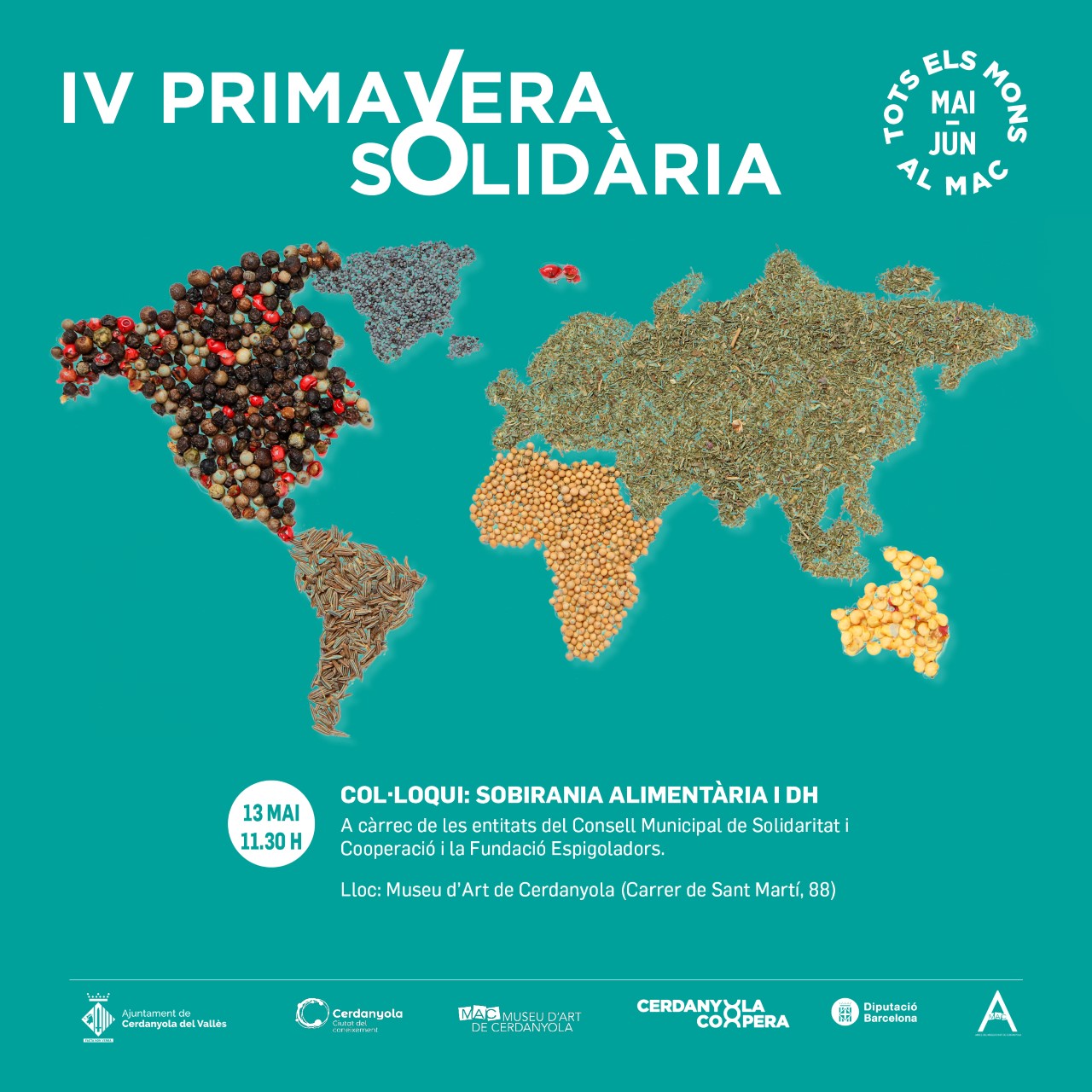 Imatge IV Primaveria Solidària - Col·loqui: Sobirania Alimentària i DH 