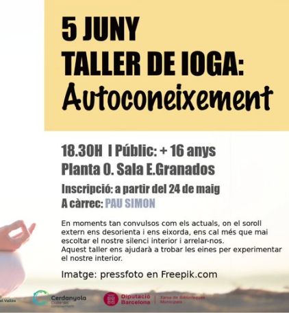 Imatge Taller de ioga Autoconeixement