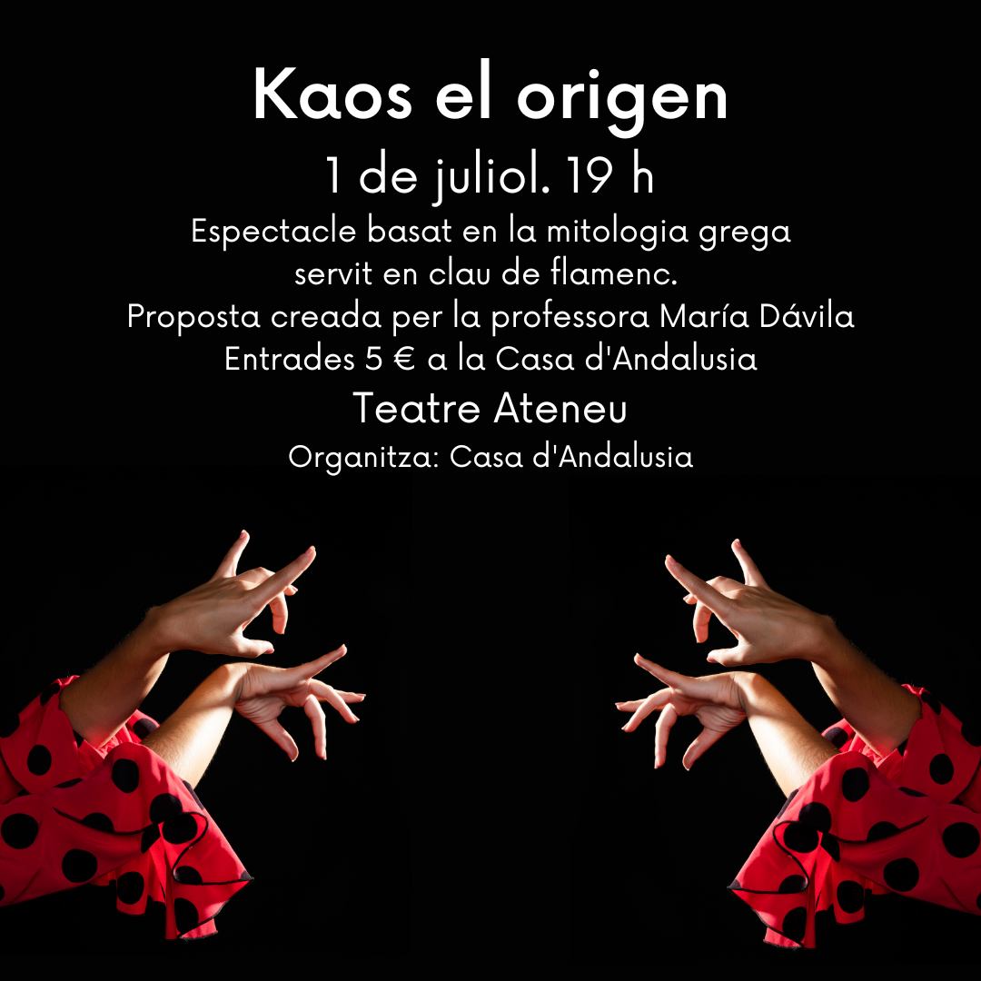 Imatge Espectacle Kaos el origen 