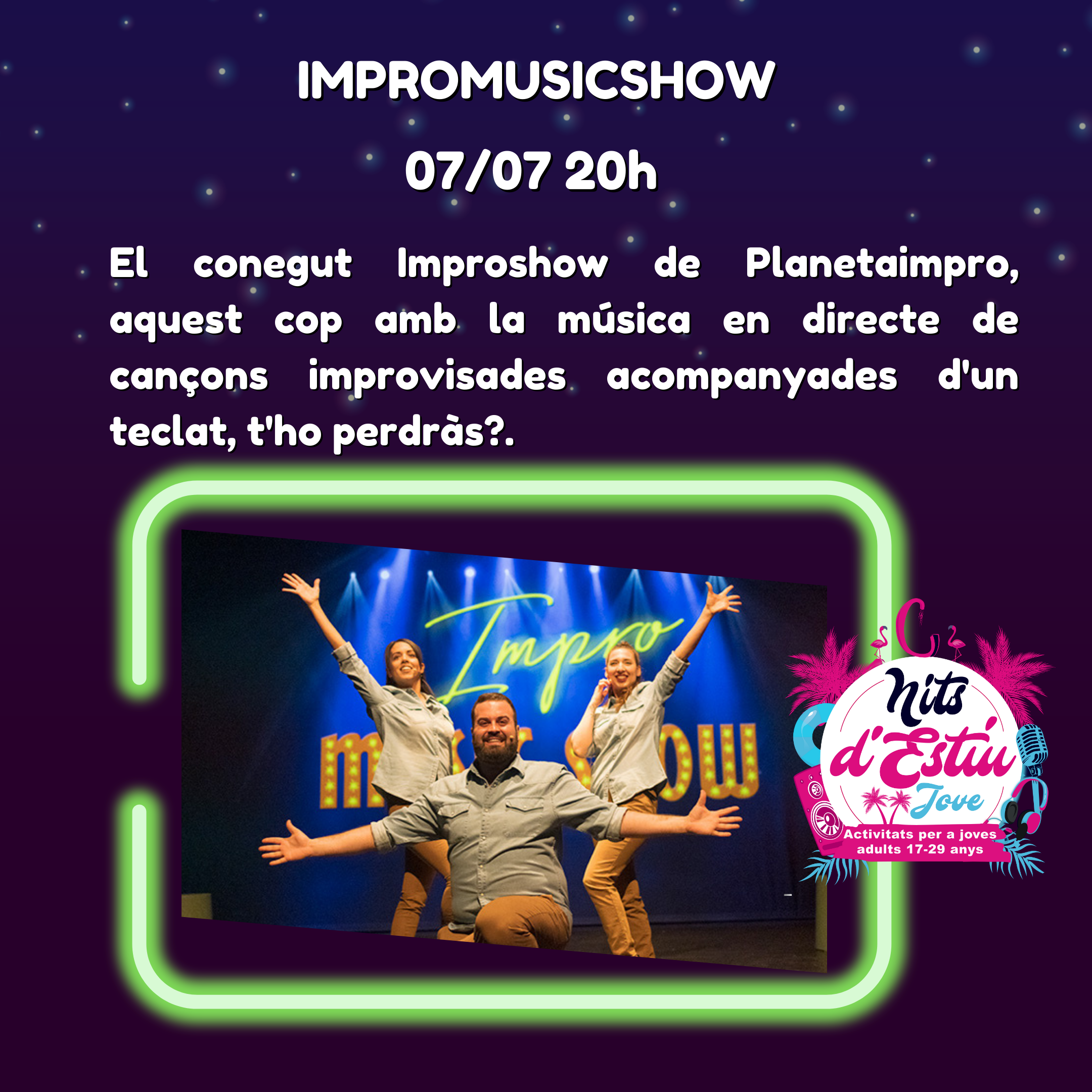 Imatge Nits d'Estiu Jove: Impromusicshow