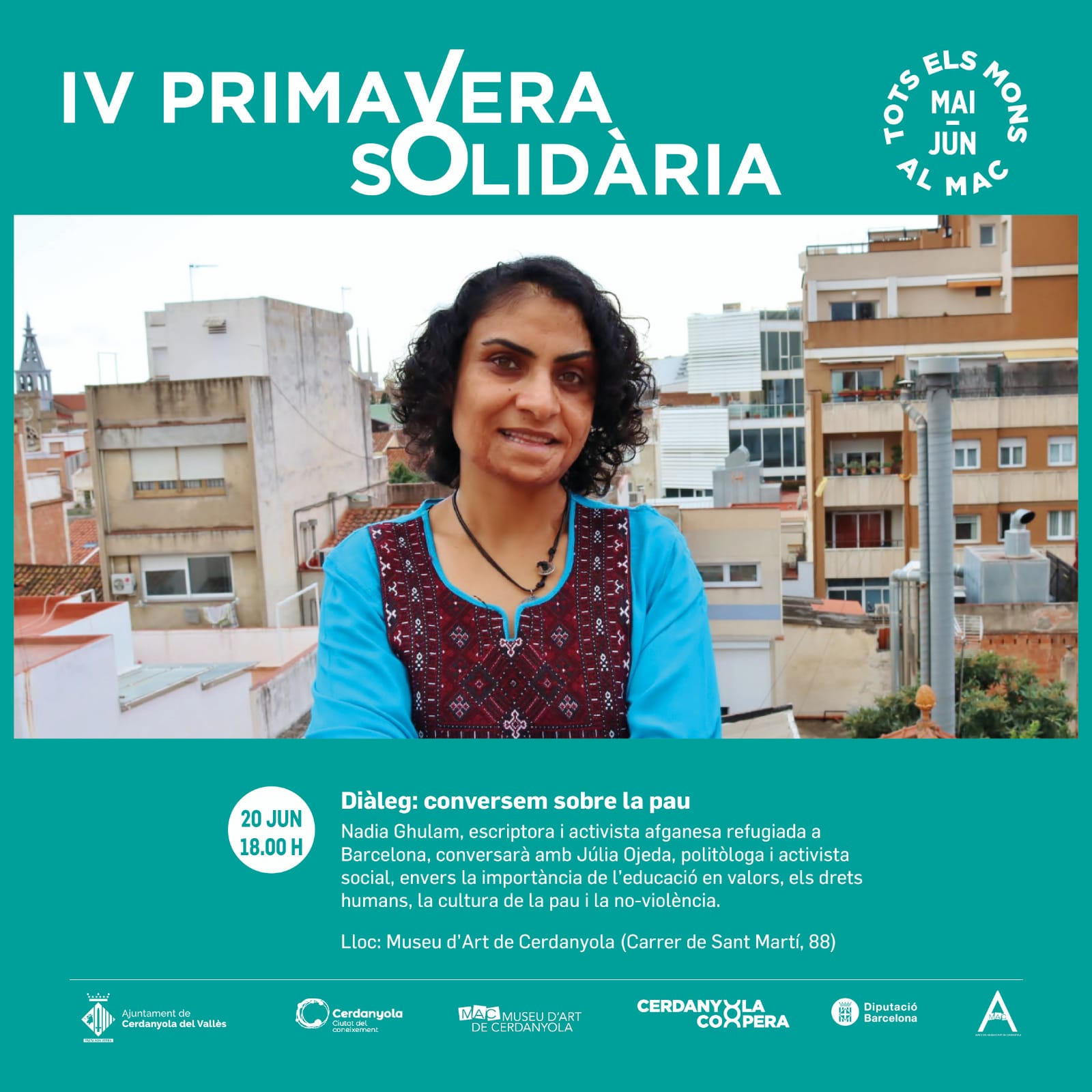 IV Primavera Solidària - Diàleg: Conversem sobre la pau Imatge IV Primavera Solidària - Diàleg: Conversem sobre la pau