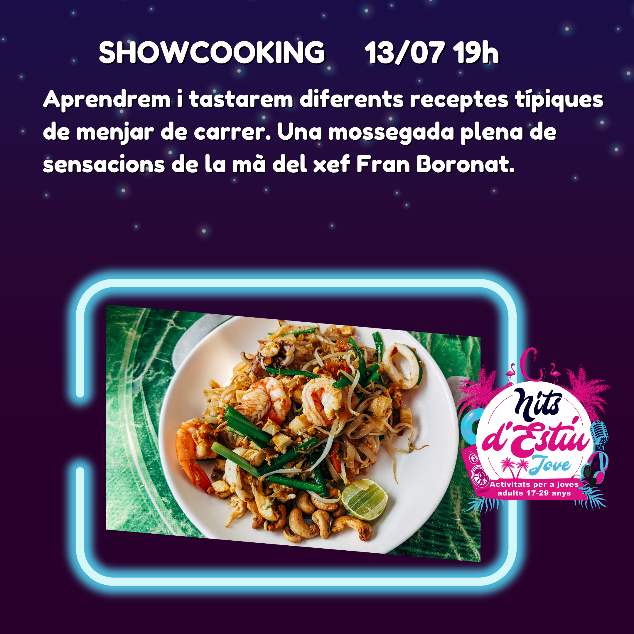 Imatge Nit d'Estiu Jove: Showcooking