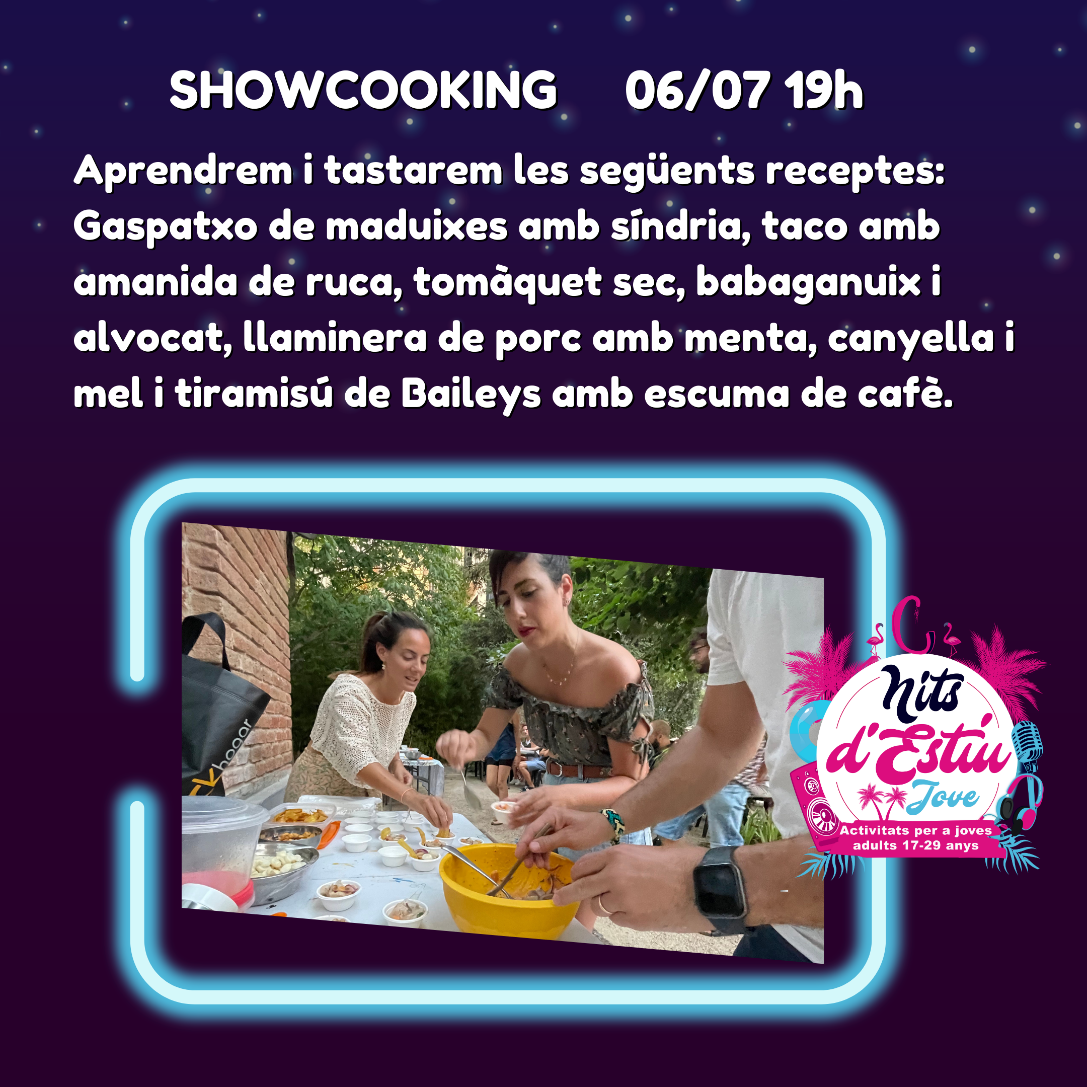 Imatge Nits d'Estiu Jove: Showcooking 