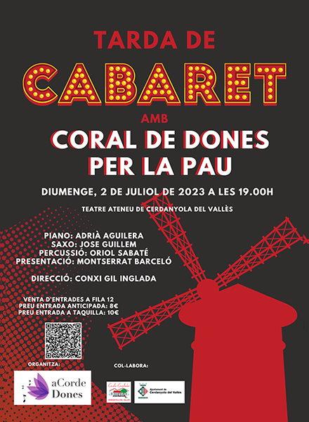 Imatge Tarda de Cabaret - Coral Dones per la Pau 
