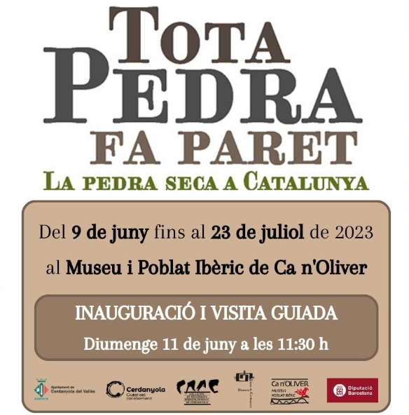 Imatge Inauguració exposició "Tota pedra fa paret"