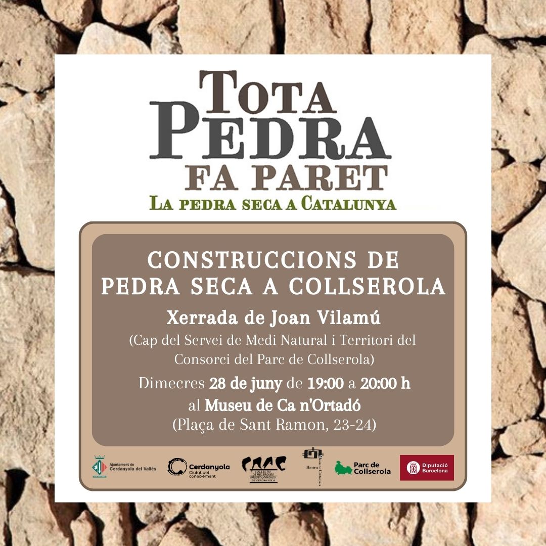 Xerrada Construccions de pedra seca a Collserola Imatge Xerrada Construccions de pedra seca a Collserola
