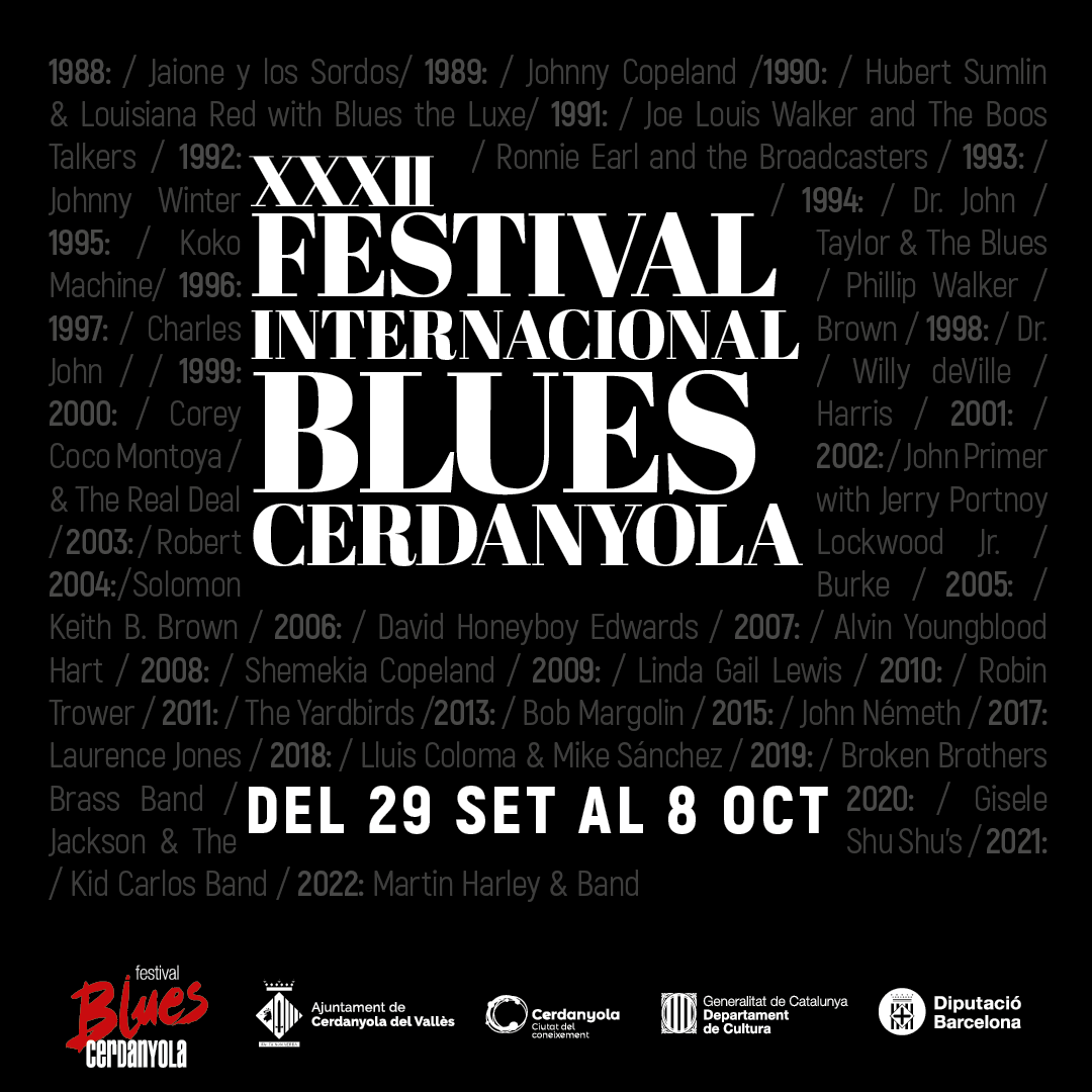 Cartell del Festival de Blues