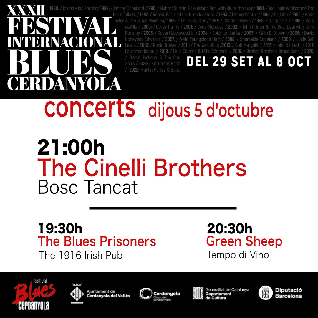 Concerts Blues 5 octubre