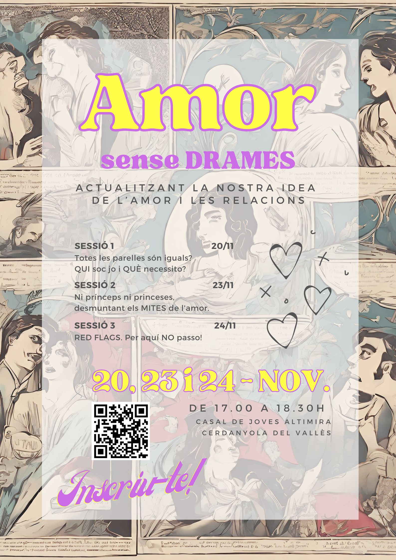 Cartell del Taller Amor sense drames