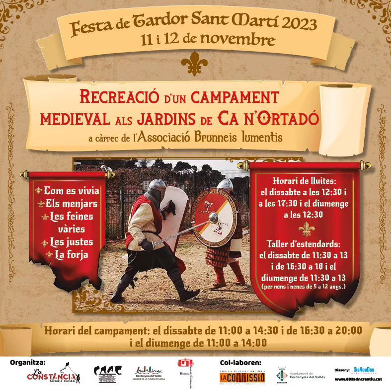 Cartell III Campament Medieval de Sant Martí