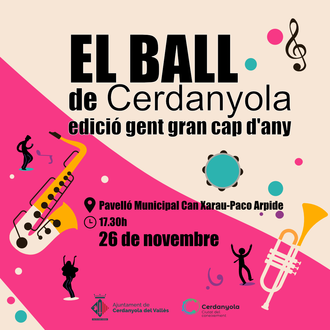 cartell El Ball de Cerdanyola, especial Gent Gran