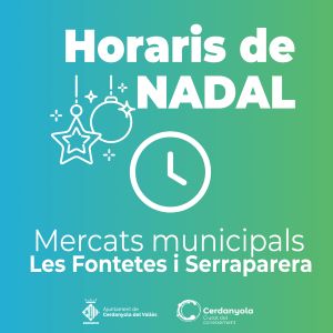 Imatge Horaris dels mercats municipals al Nadal 