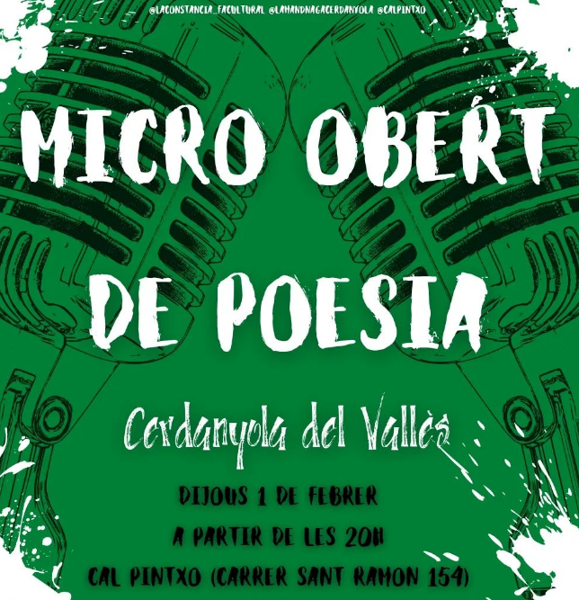 Imatge Micro Obert de Poesia 