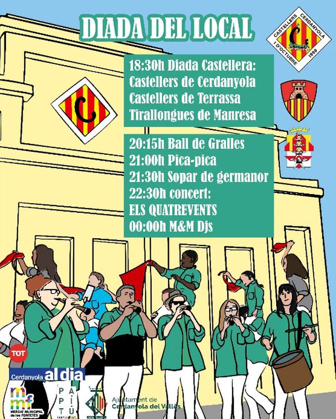 Imatge 26è aniversari dels Castellers de Cerdanyola del Vallès 