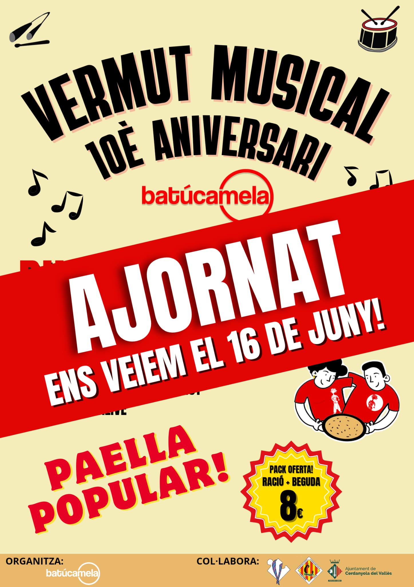 Imatge 10è aniversari Batúcamela 
