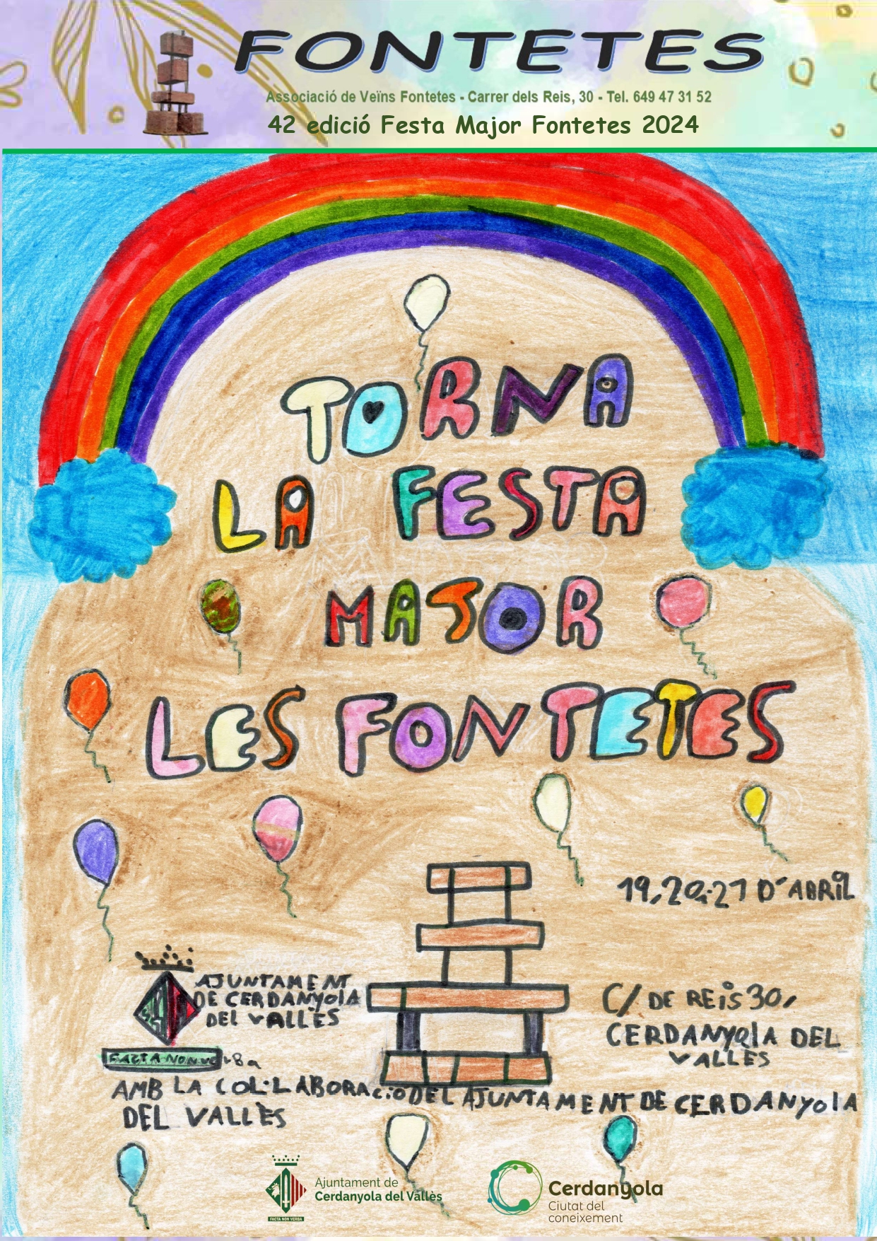 Imatge Festa Major de Les Fontetes 2024