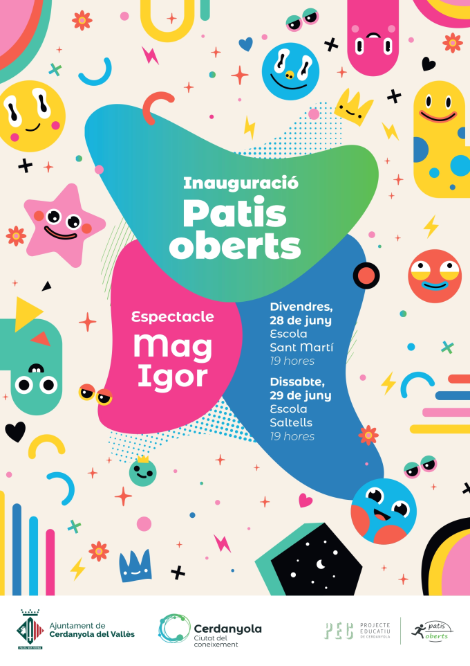 Imatge Inauguració patis oberts - Màgia al pati de Sant Martí