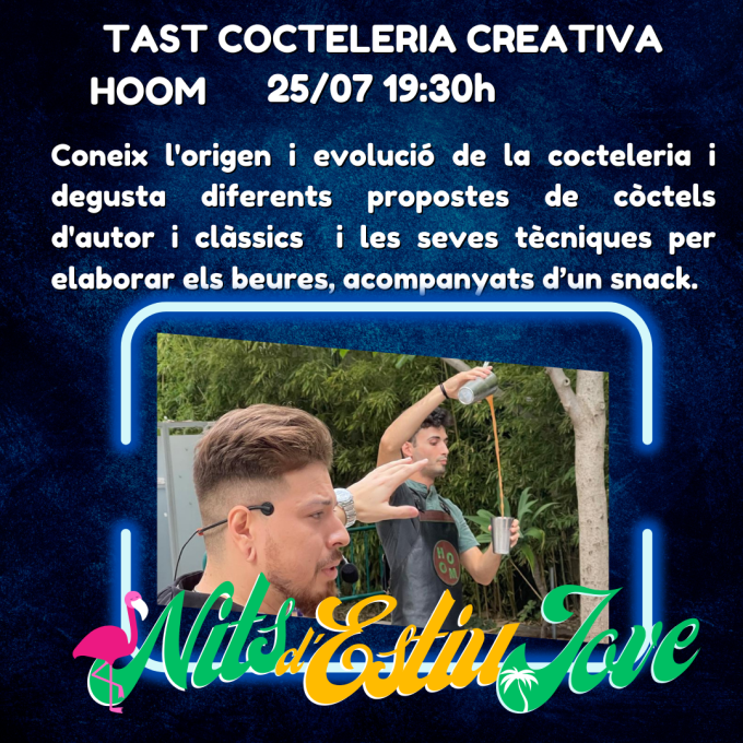 Imatge Nits d'Estiu Jove. Tast cocteleria creativa Hoom