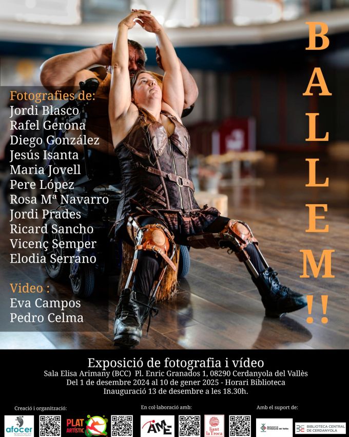 Cartell Exposició de fotografia i vídeo 'Ballem!!' Cartell Exposició de fotografia i vídeo 'Ballem!!'