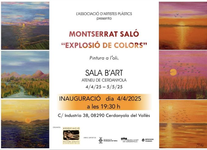 cartell de l'exposició 'Explosió de colors'