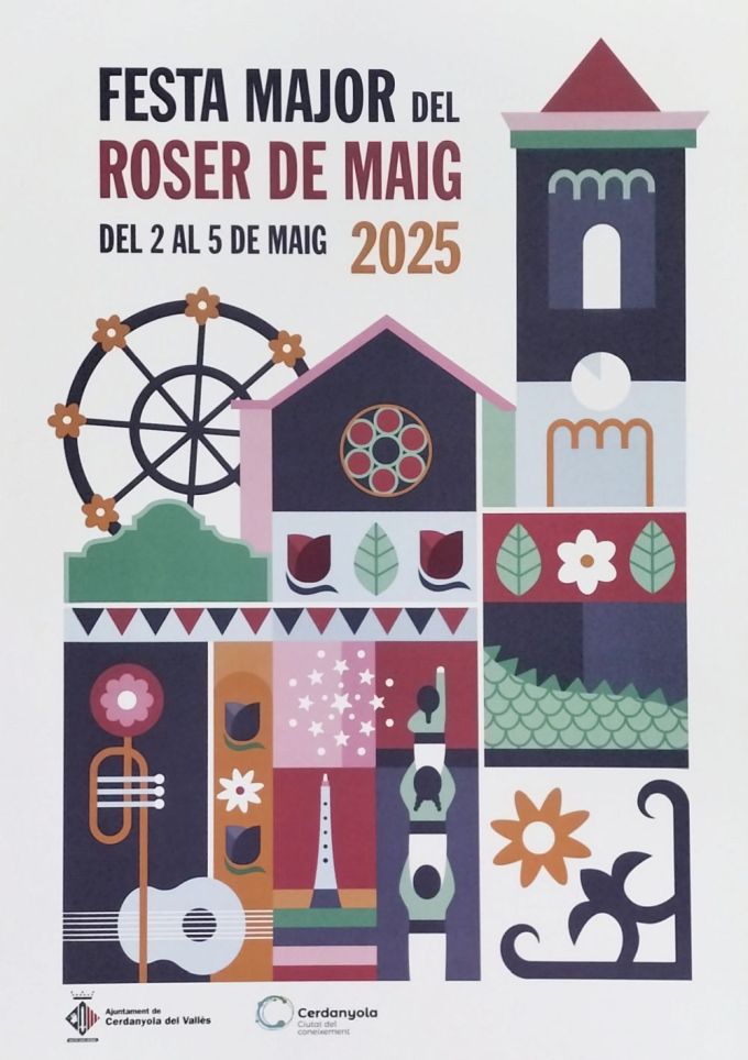 Cartell Festa Major Roser de Maig 2025