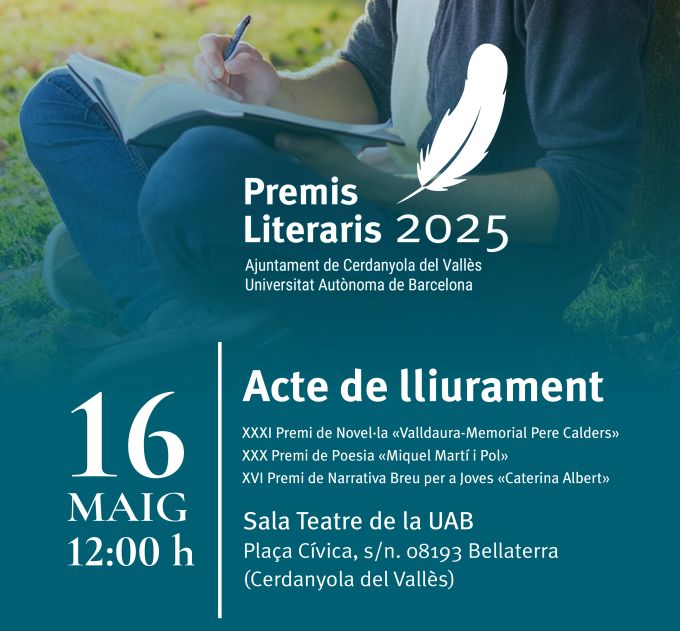 imatge acte veredicte Premis Literaris 2025