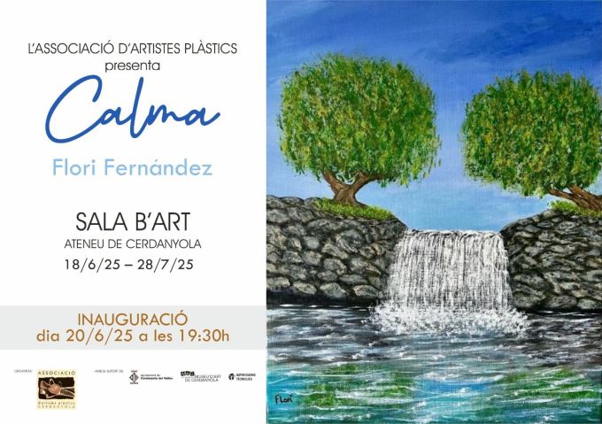 cartell de l'exposició 'Calma'