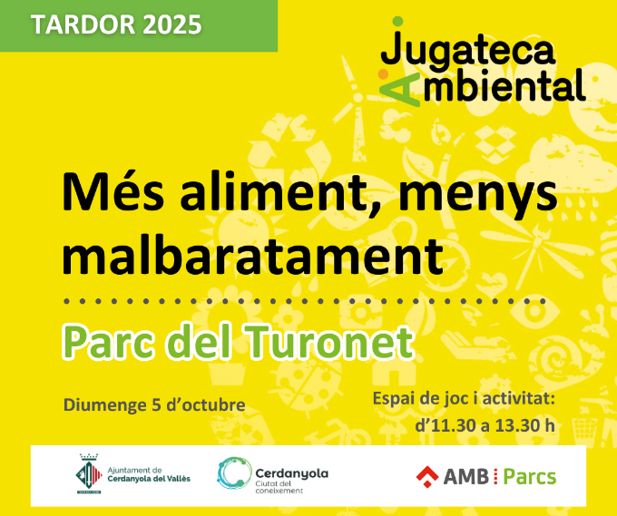 Imatge activitat Més aliment, menys malbaratament