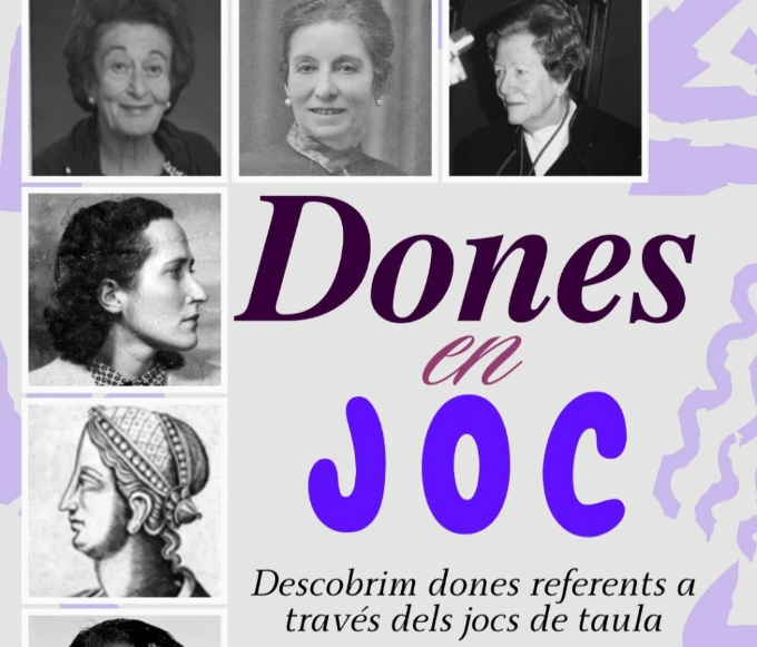 imatge cartell Jocs de taula 'Dones en joc'