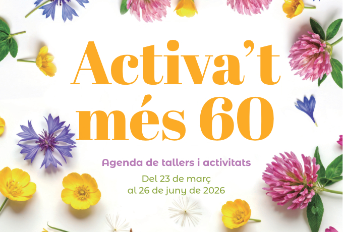 Image programa Activa't més 60 primavera estiu 2026