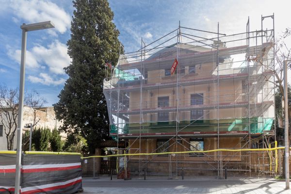 Ca n'Ortadó, patrimoni de la ciutat i actualment en rehabilitació