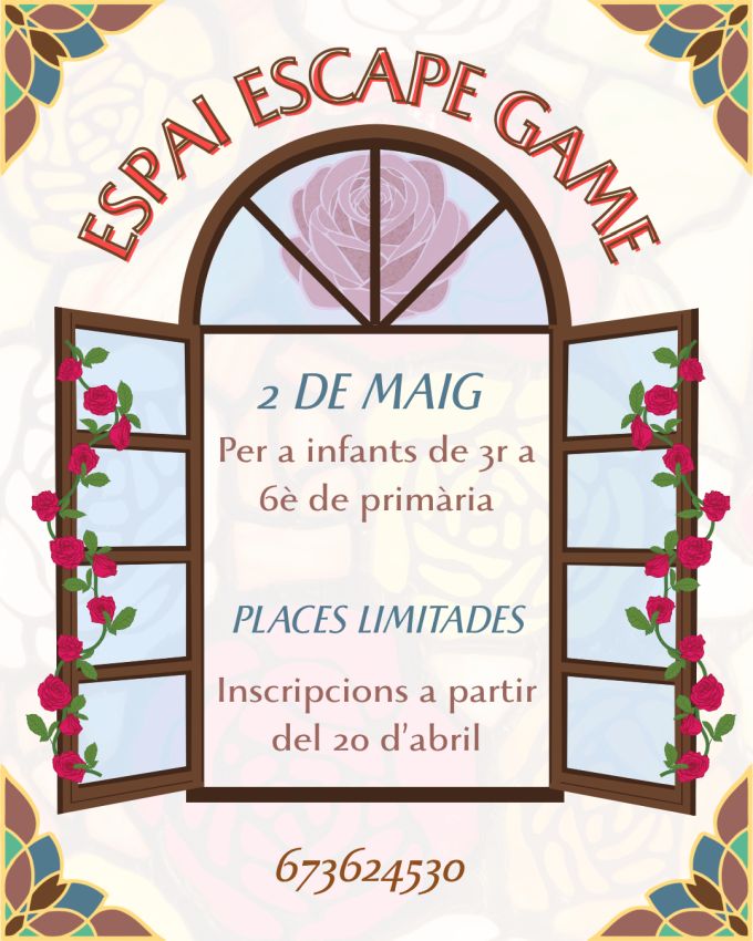 Escape Room Infantil - Roser de Maig 2026