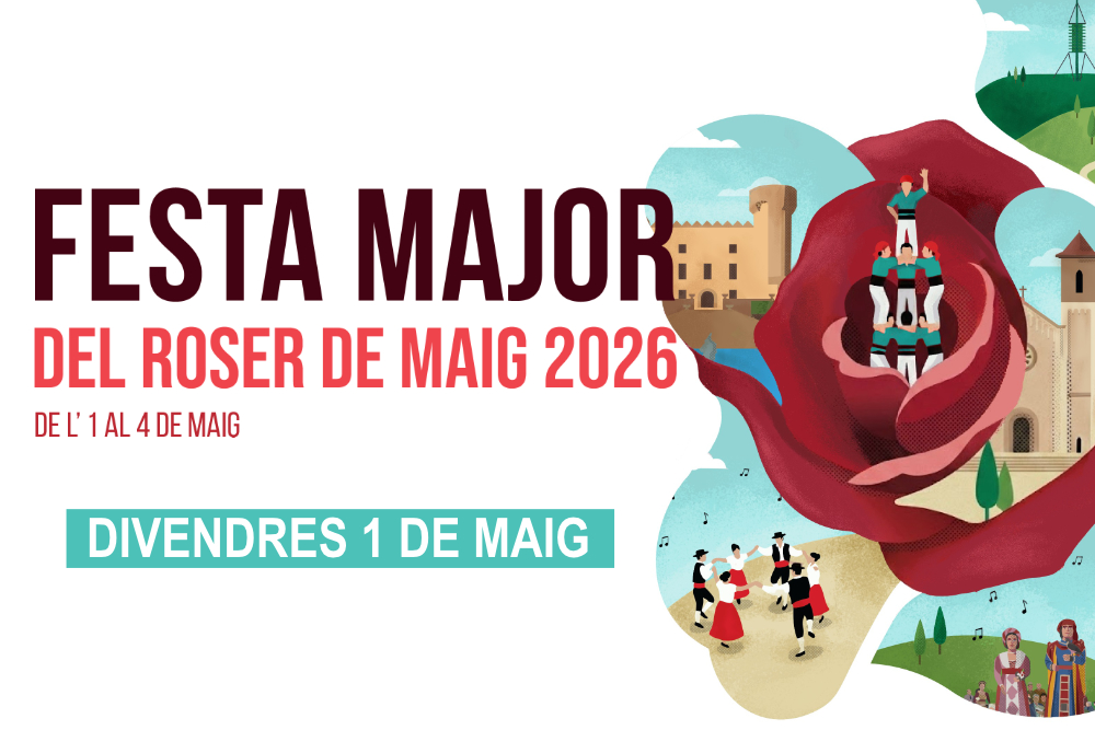 imatge cartell Festa Major del Roser de Maig 2026