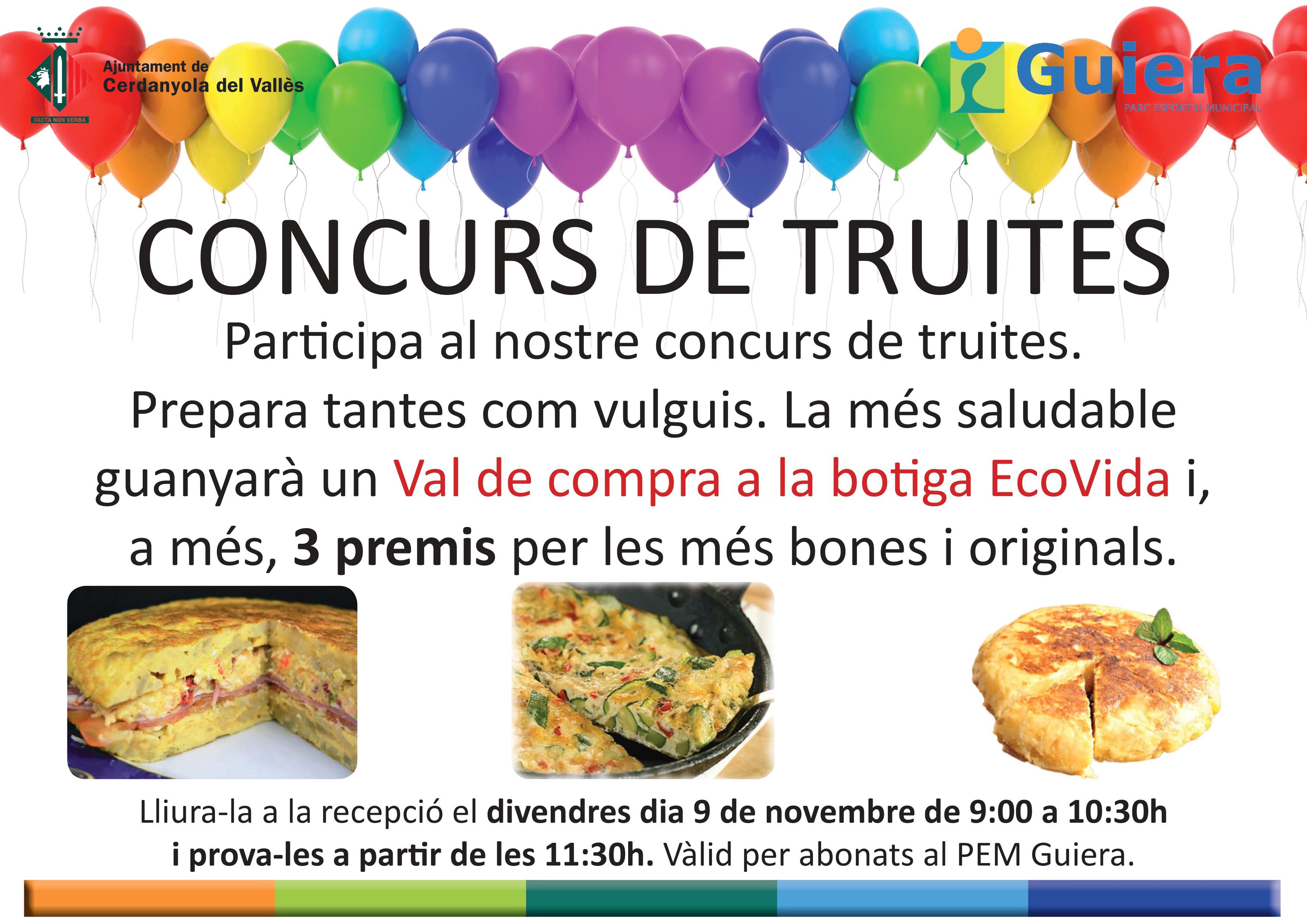 cartell concurs de truites