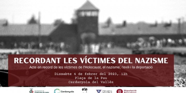 Cerdanyola recorda per segon any consecutiu les víctimes del nazisme i  de l’exili i la deportació republicana