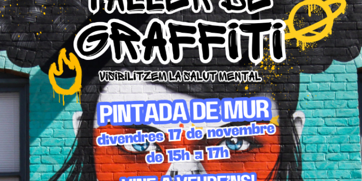 Taller de Graffiti Casal Joves i Servei de Rehabilitació Comunitària Cerdanyola - Parc Sanitari Sant Joan de Déu