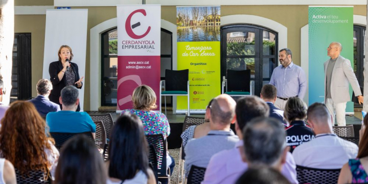 Fotografia d'arxiu de l'Esmorzar Empresarial celebrat al juliol de 2024