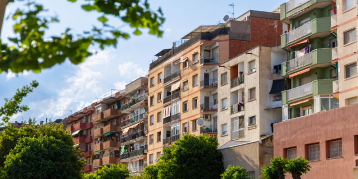 Fotografia d'arxiu de pisos a Cerdanyola
