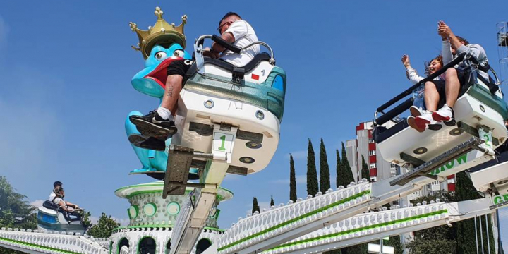 Fotografia d'arxiu de la Fira d'Atraccions del Roser de Maig