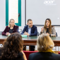 Moment de la cloenda del Programa Dona Accelera