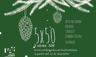 El Pack Teatra't inclou 5 obres de teatre per 50 euros