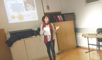 Moment del Taller impartit per la Fundació Seira