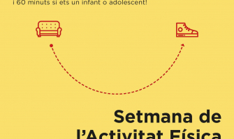 Cartell de la Setmana de l'Activitat Física a Cerdanyola del Vallès