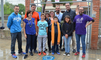 Foto de família de la presentació dels camins escolars