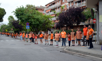 L'alcalde, Carles Escolà, junt amb les regidores Elvi Vila i Contxi Haro, va participar a la via